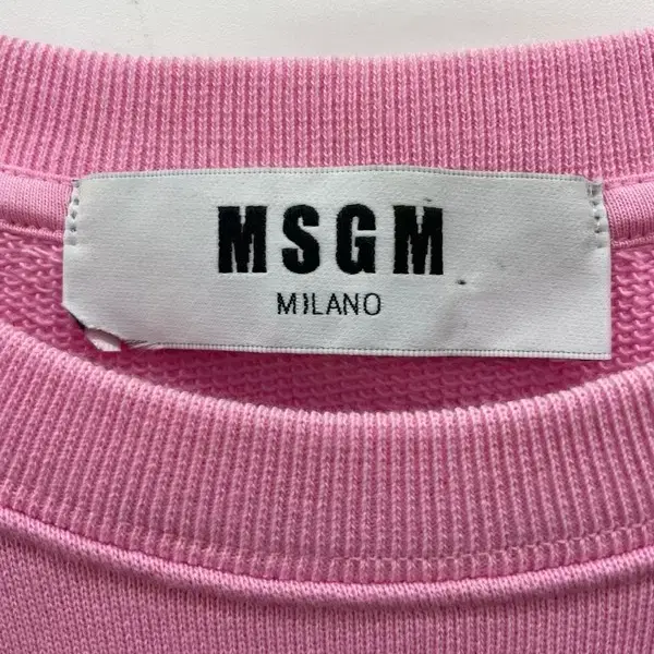 95 msgm 여자 오버핏 박스로고 맨투맨 티셔츠 빈티지