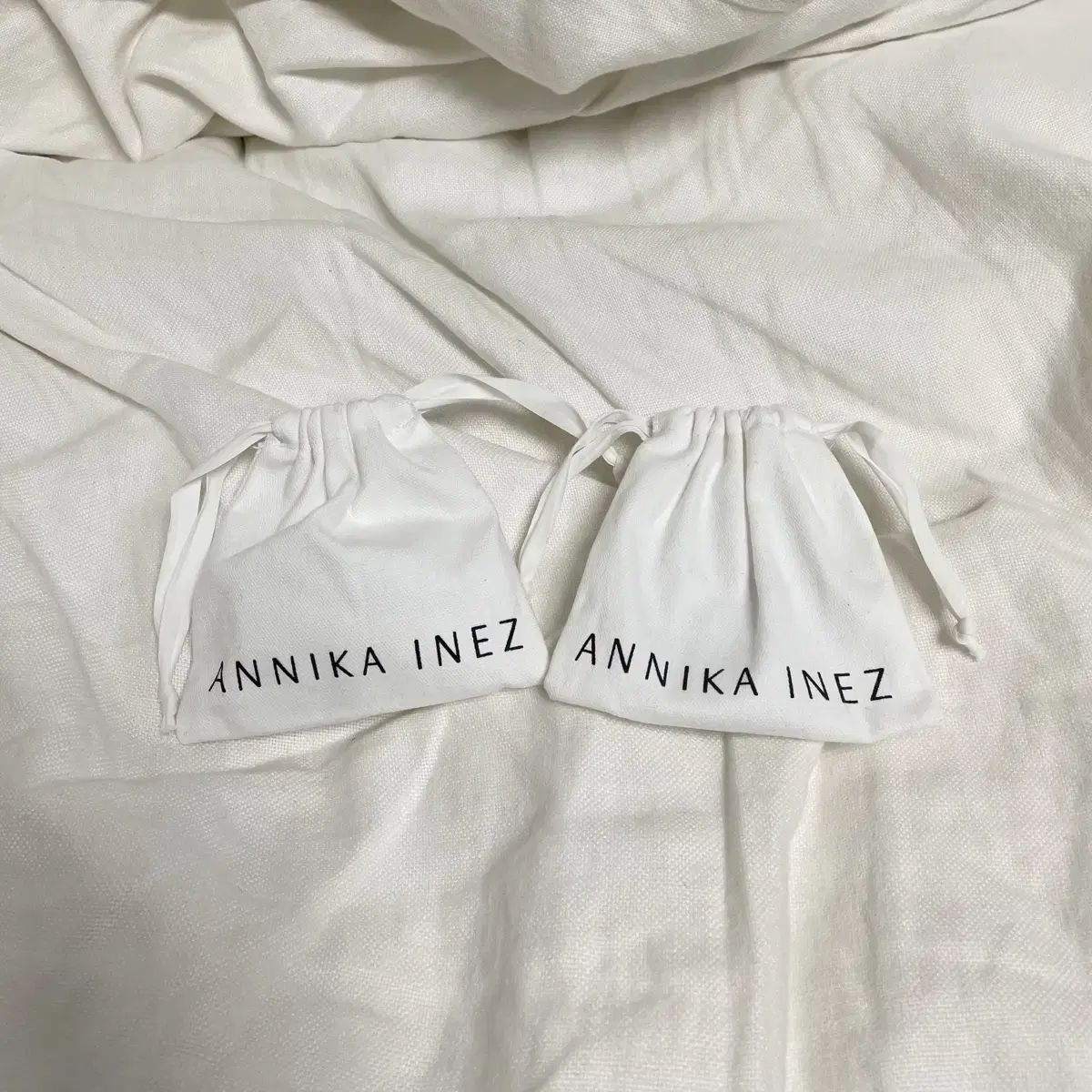 아니카 이네즈 Annika Inez 하트 네크리스 실버 스몰 목걸이