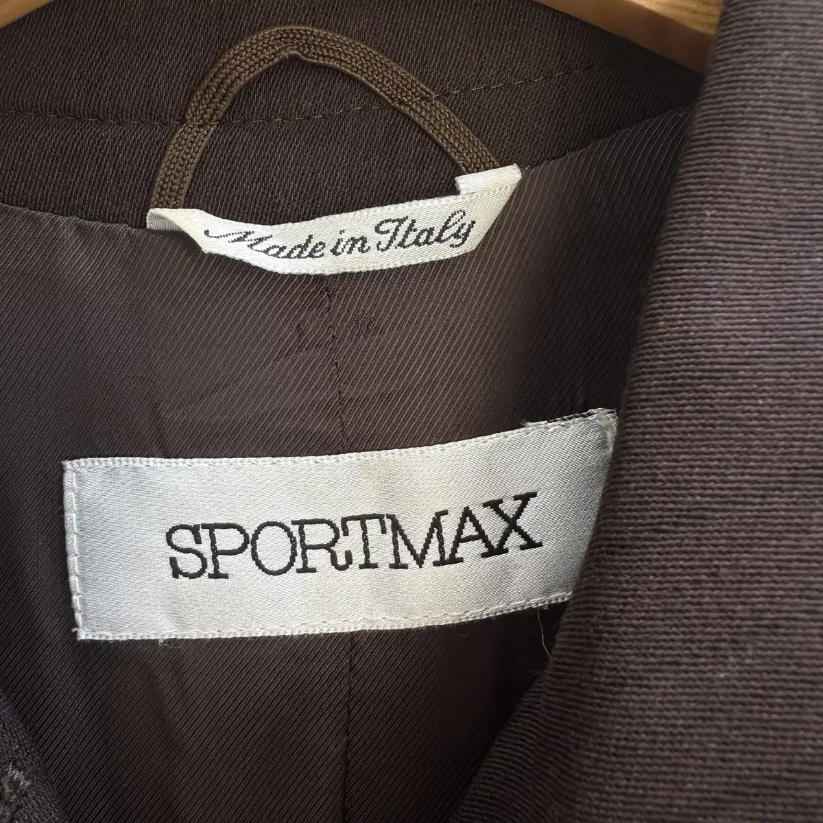 SPORT MAX 브라운 스트라이프  (Made in Italy)