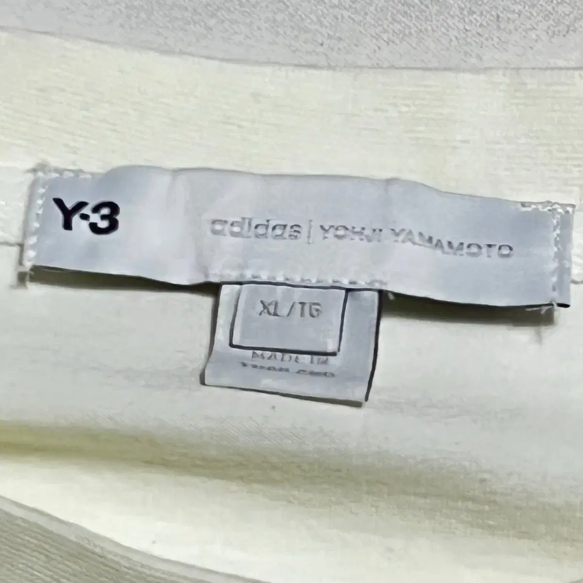 XL Y-3 반팔 티셔츠