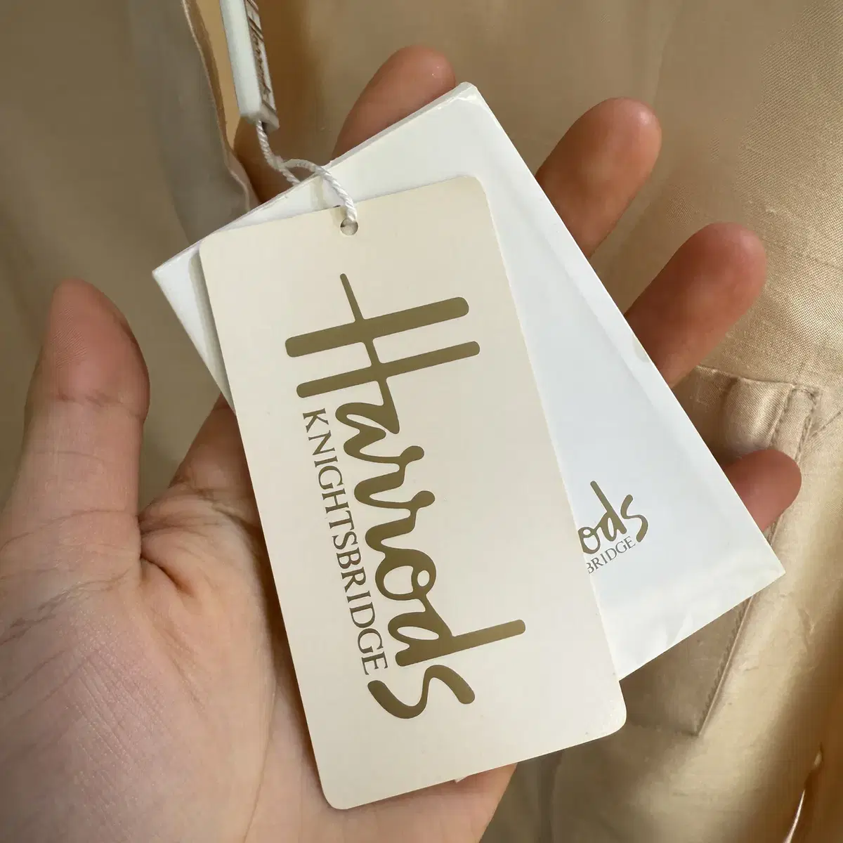 HARRODS 실크 셔츠 (made in Japan)