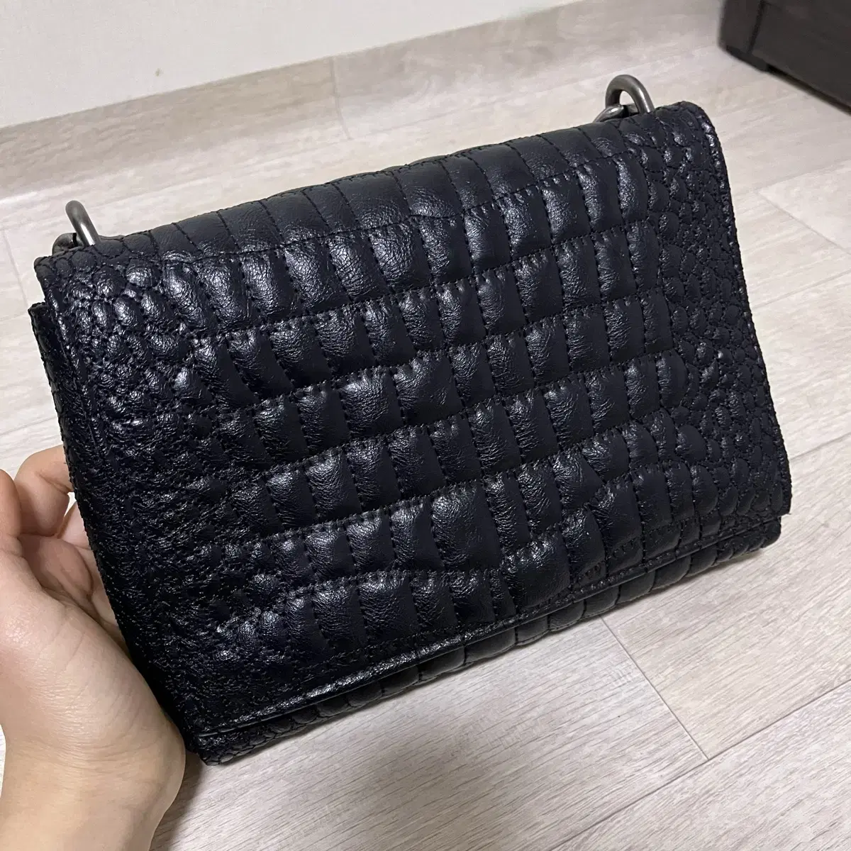 ZARA 블랙 체인 숄더백