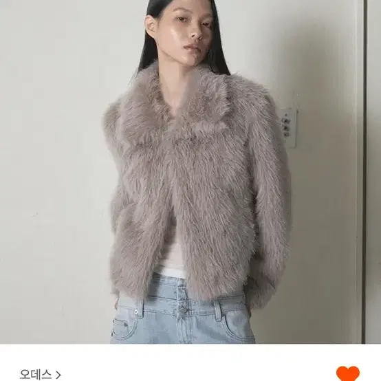 ordes faux fur jacket 새상품