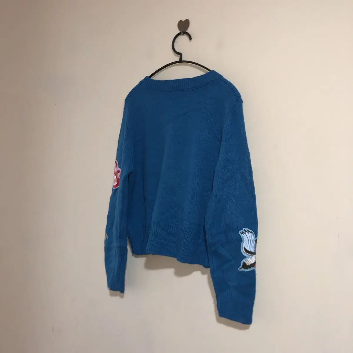 Vintage full of affection blue knit