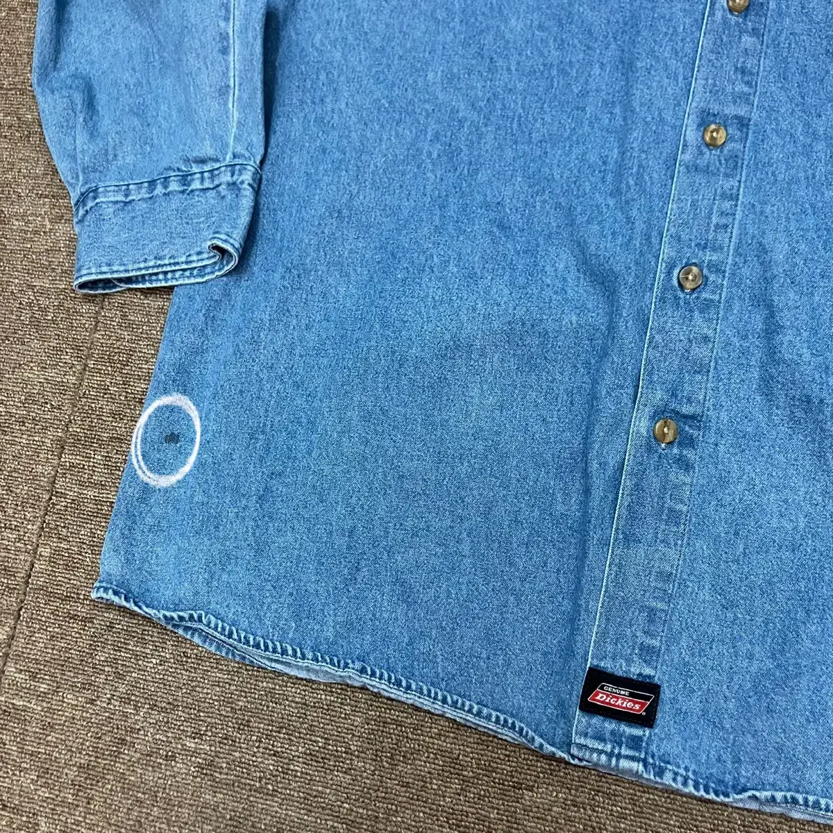 (2XL) Dickies 디키즈 데님 셔츠