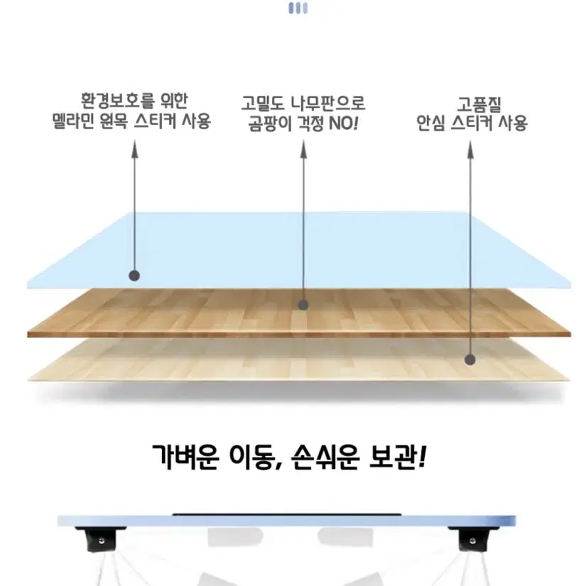 접이식 캠핑테이블 테블릿거치대 침대책상 좌식 공부 1인가구 서재