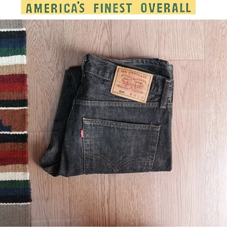 일본판 02s levis 라바이스 505 측청 31.5사이즈