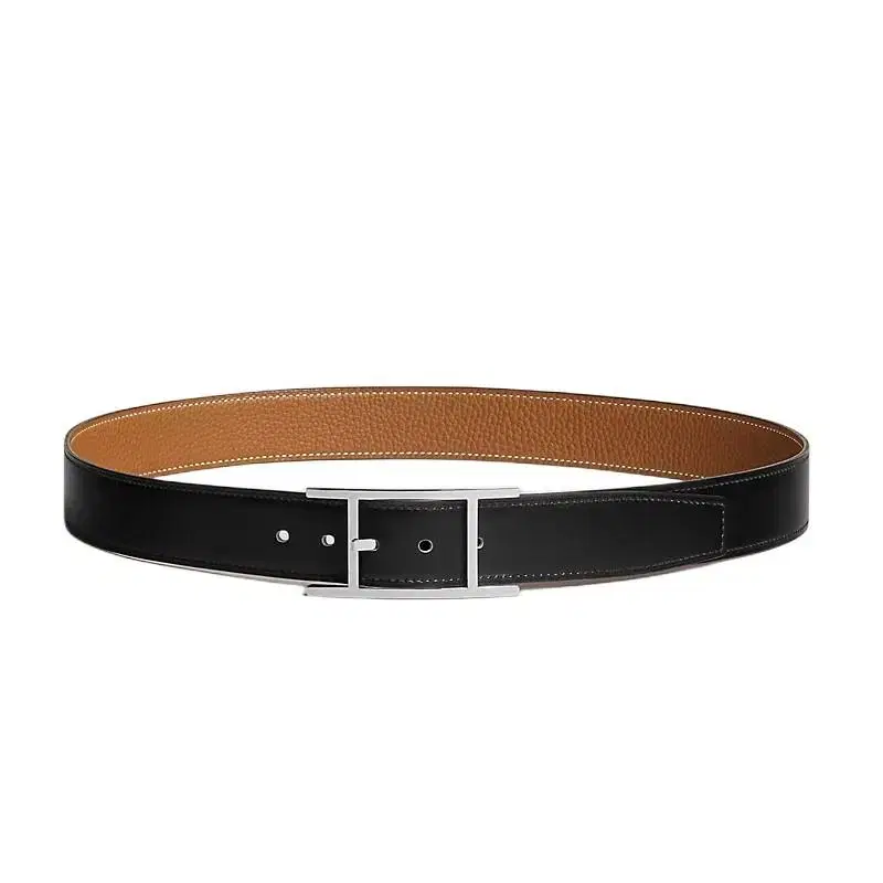 Hermès Quentin 32mm Silver-plated Reversible Men's Belt