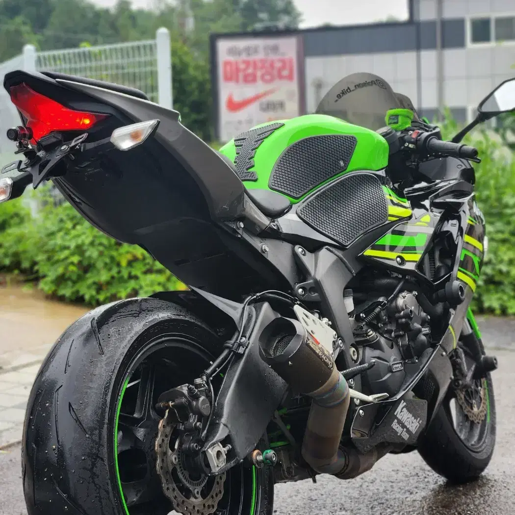 특가)가와사키닌자 zx6r 19년 오스틴하프배기 구변완료 최저가판매합니다