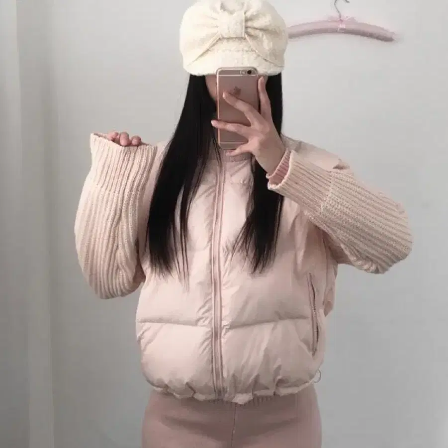 젯젯디, Sugar knit two-piece(Ivory. Plnk)