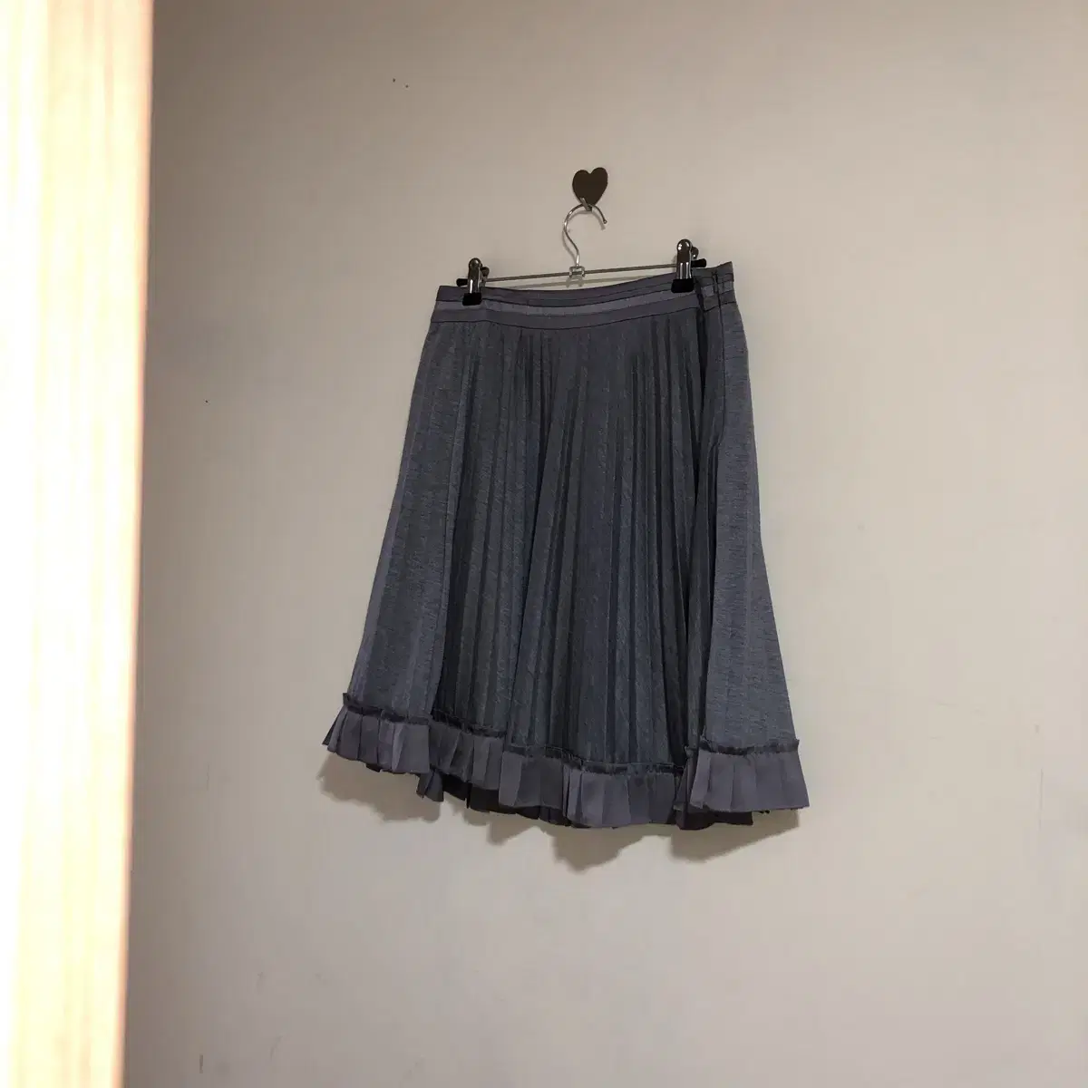 Vintage Roem gray pleats skirt