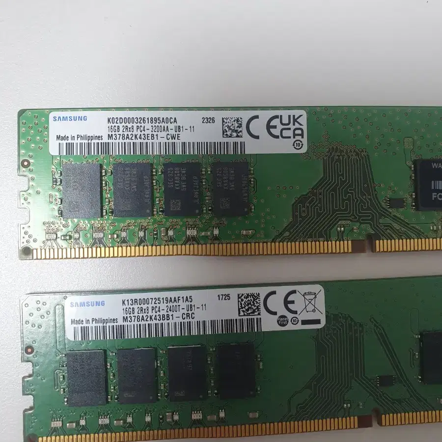 DDR4 16G 2ea