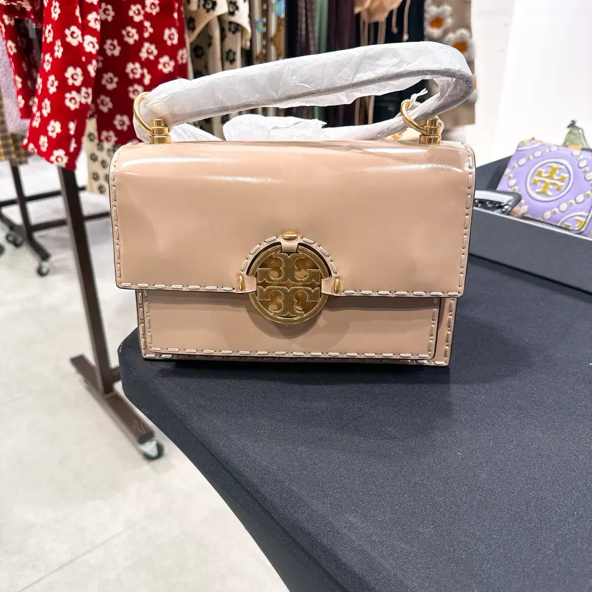 (정품/새상품) TORY BURCH 토리버치 여성 더스티핑크 밀러 숄더백