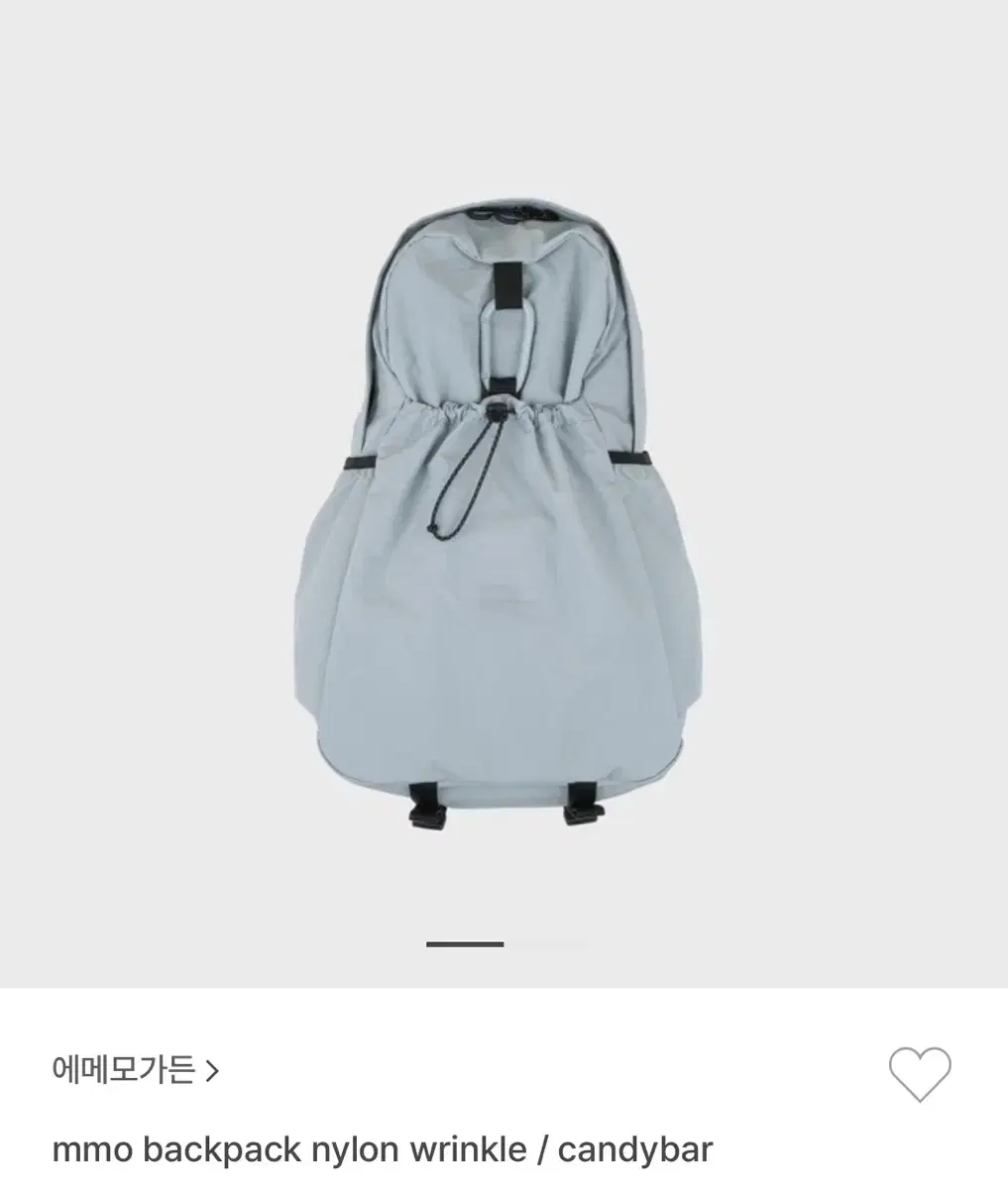 에메모가든 나일론 백팩 캔디바 1회착