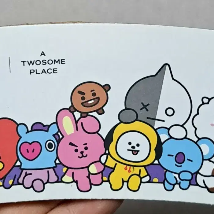 bt21 투썸 컵홀더