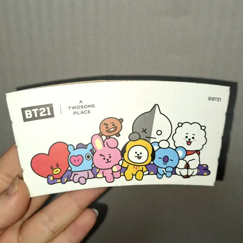 bt21 투썸 컵홀더