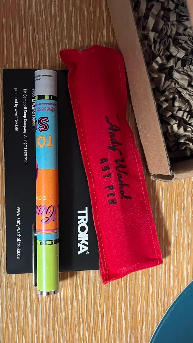Limited Edition/Rare/Luxury Writing Instrument) Troika x Andy Warhol Rollerball Pen