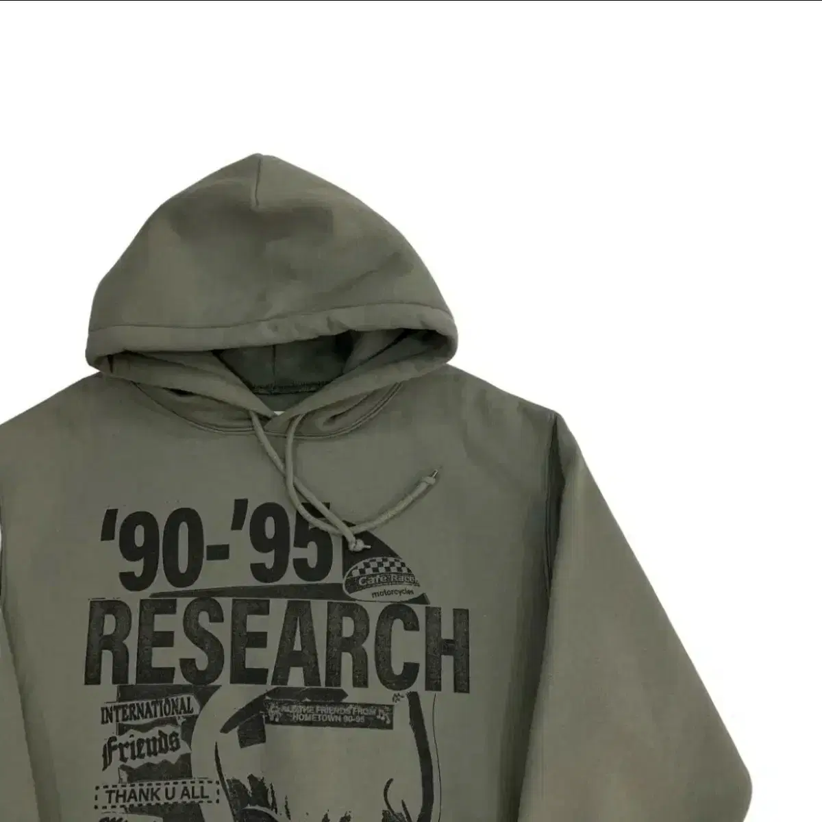 비바스튜디오 후드티 RESEARCH HOODIE