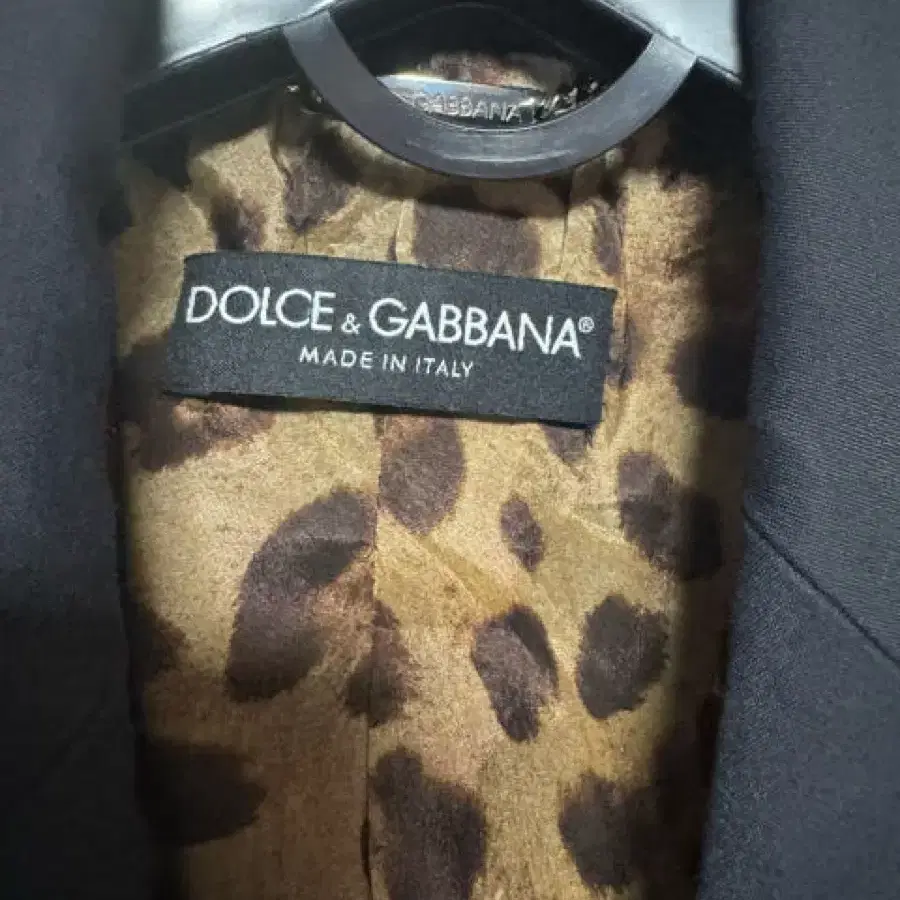 dolce & gabbana 호피 포인트 블랙 자켓(55추천,40)