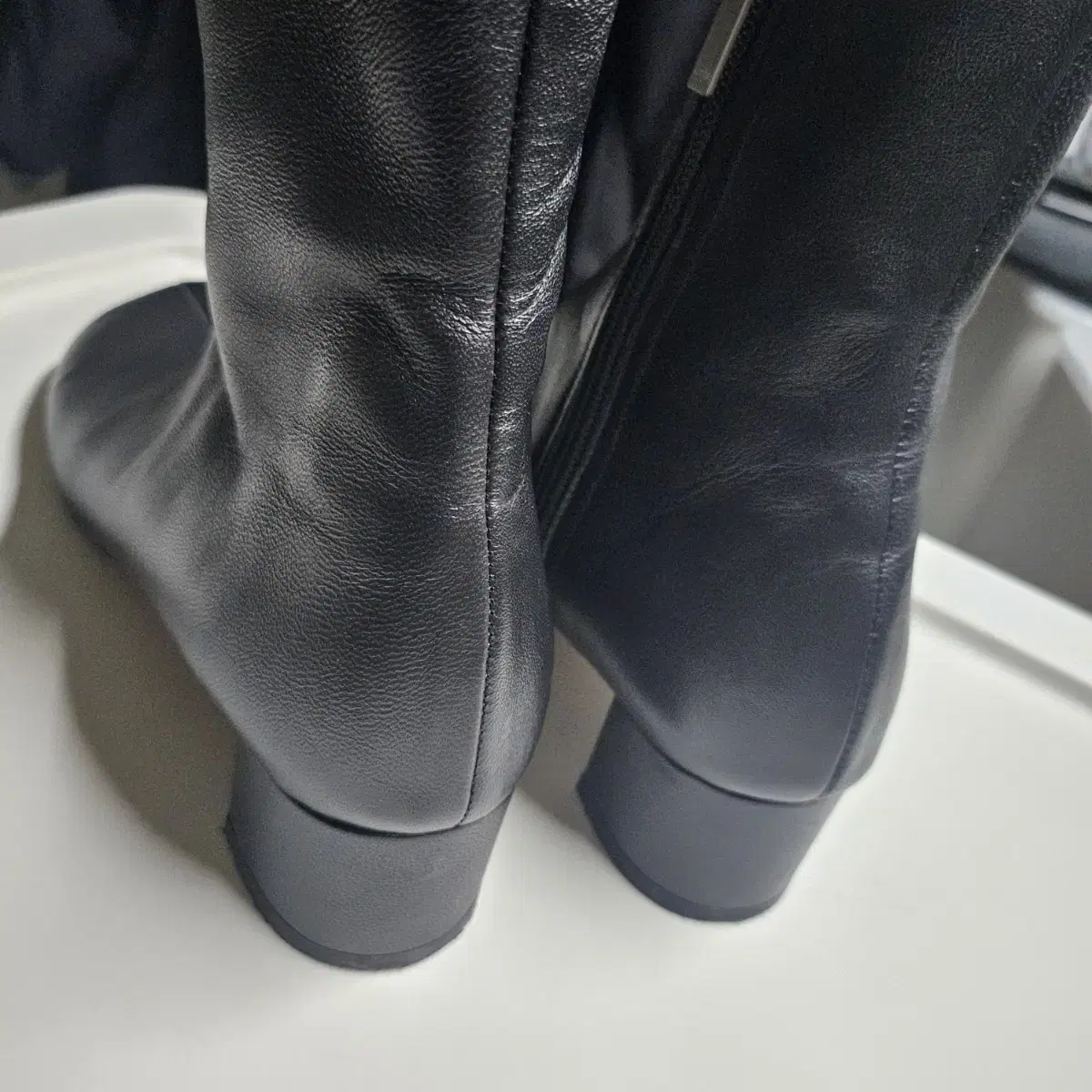 르베이지 Lambskin Ankle Boots