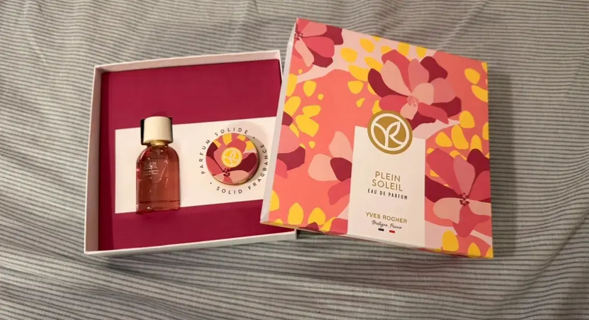 이브로쉐 plein soleil EDP, parfum solide