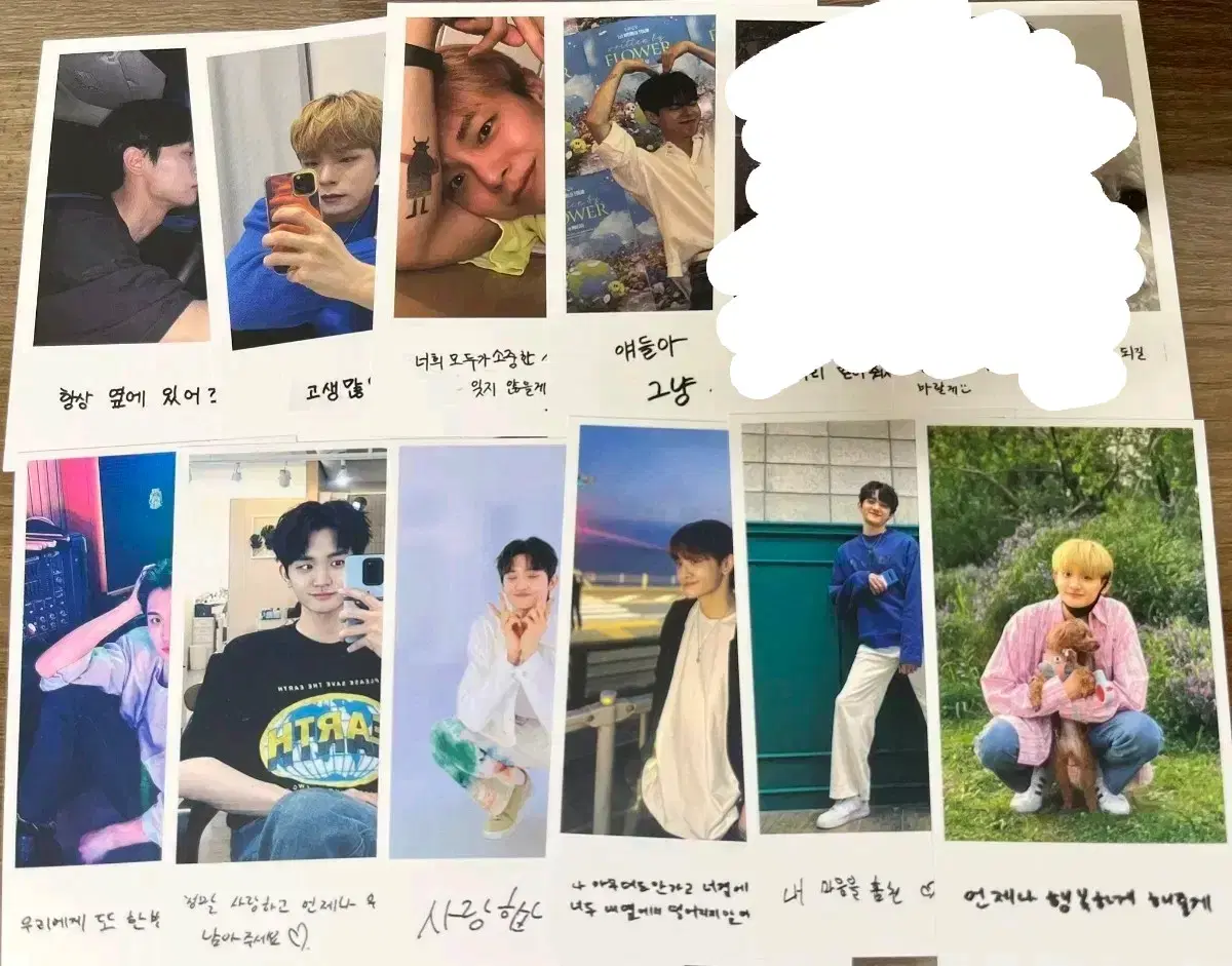 Lucy shin yechan cho wonsang Handwritten Polaroid unofficial goods WTS