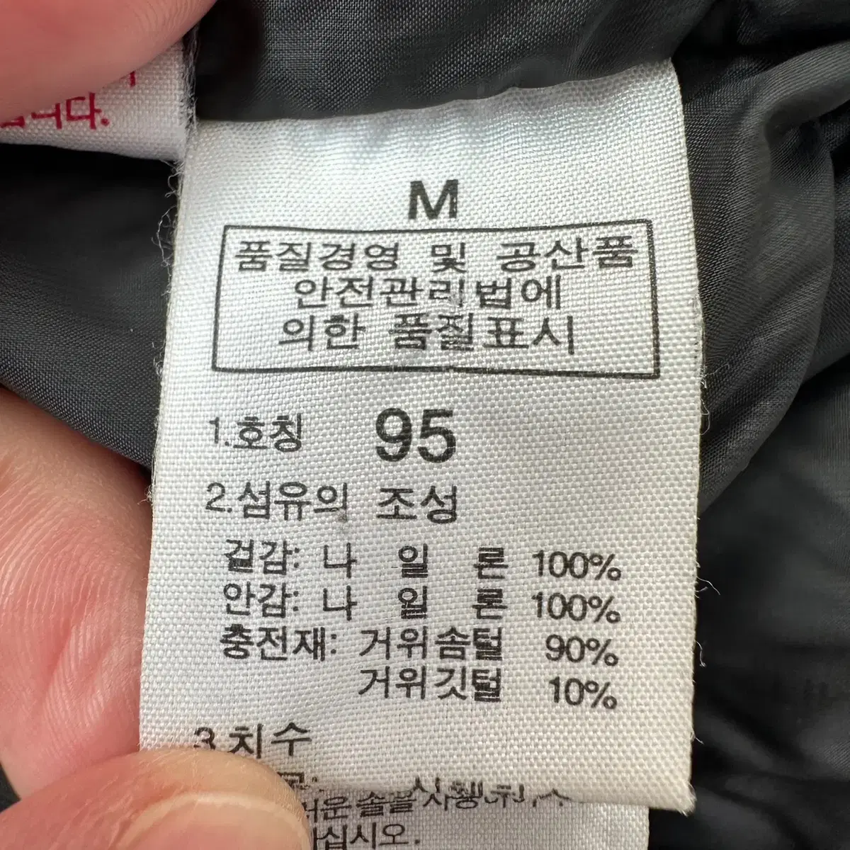 [95] 노스페이스 800 남성 퍼텍트 로체 구스다운 패딩 N4408