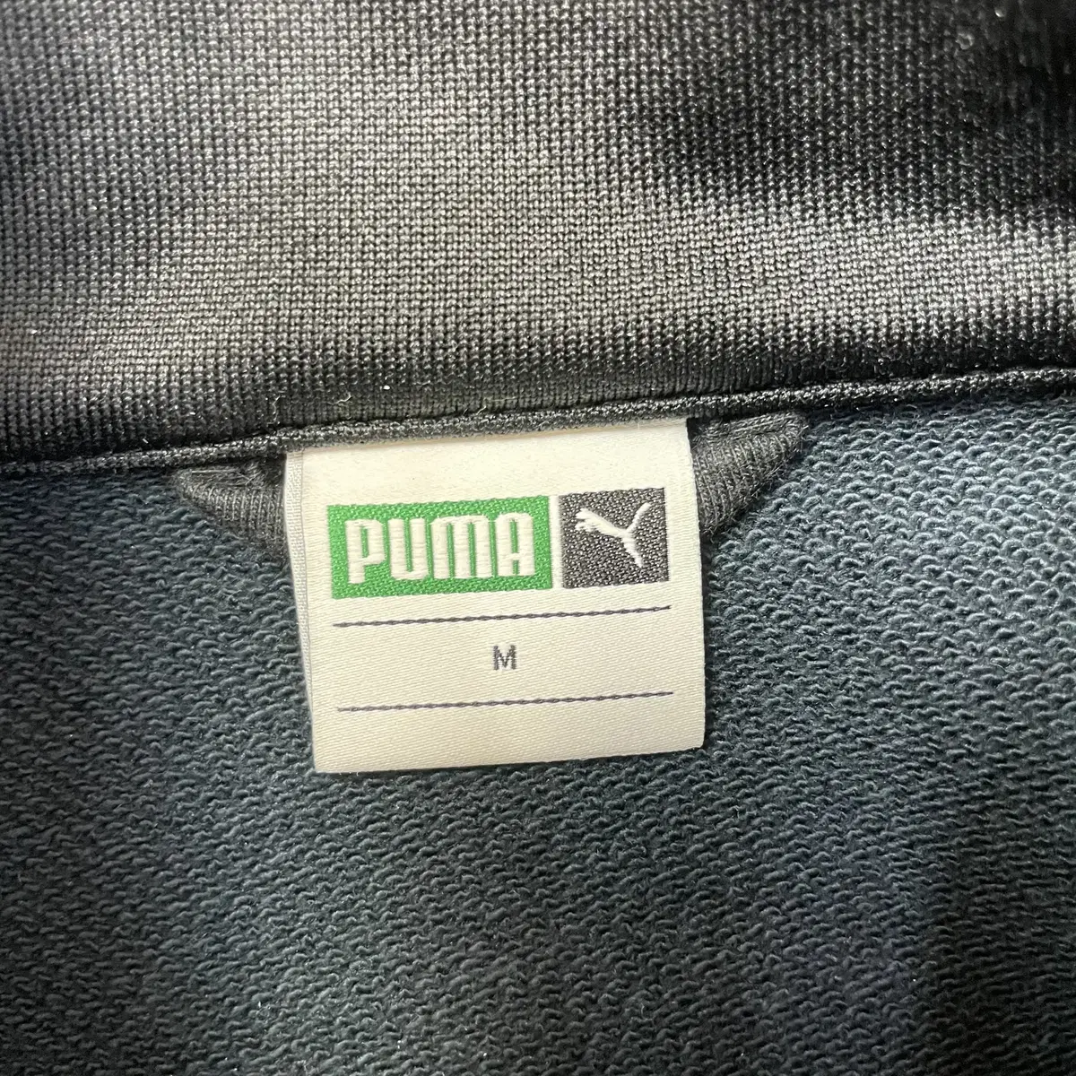 PUMA 푸마 블랙 져지 트랙탑 M