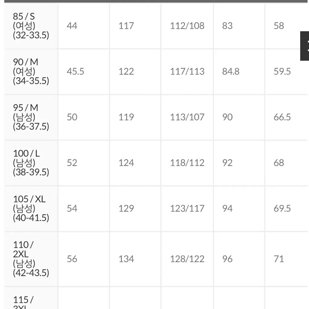 데상트 숏 푸퍼 덕다운 자켓 100