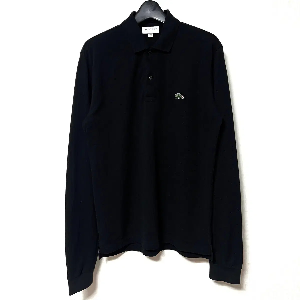 [S,90]라코스테 카라티 긴팔티 블랙 lacoste