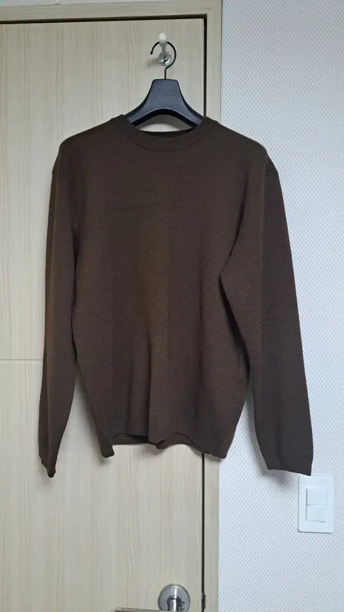 Shirtless Standard Minimalist Crewneck Knit Brown M