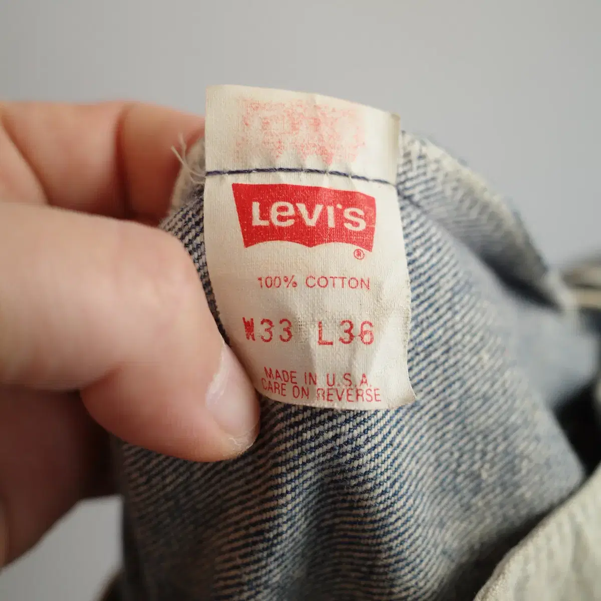 80s Levi's 501 리바이스 빈티지 데님(MADE IN USA)