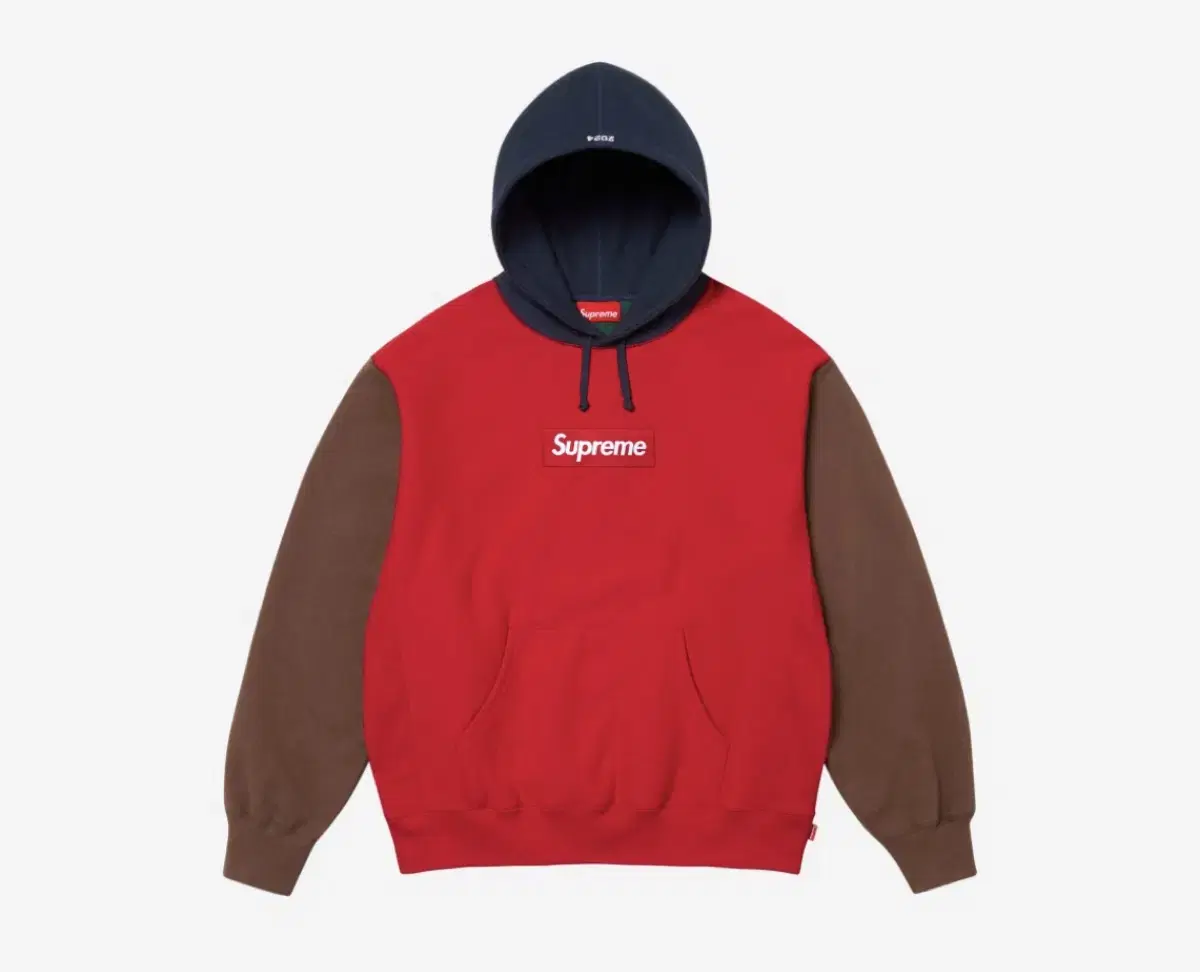 M) Supreme Box Logo Hooded Sweatshirt Multicolor 24FW New