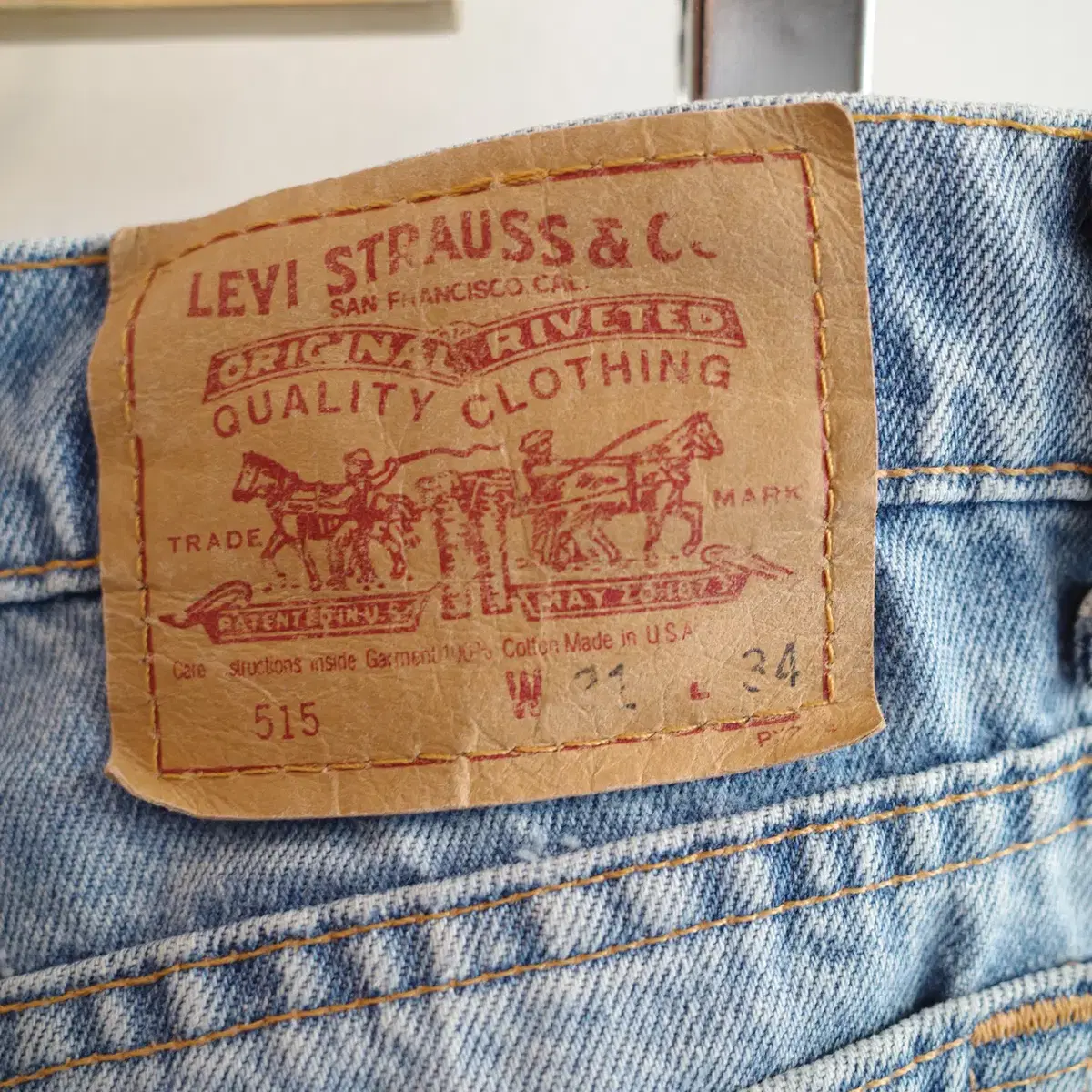 90s Levi's 515 리바이스 빈티지 데님 (MADE IN USA)