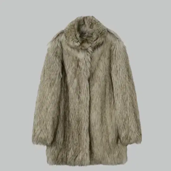 택포) 스튜디오테이블 LONG HAIR FUR COAT