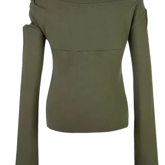 Cerric SHOULDER TWISTED TOP khaki