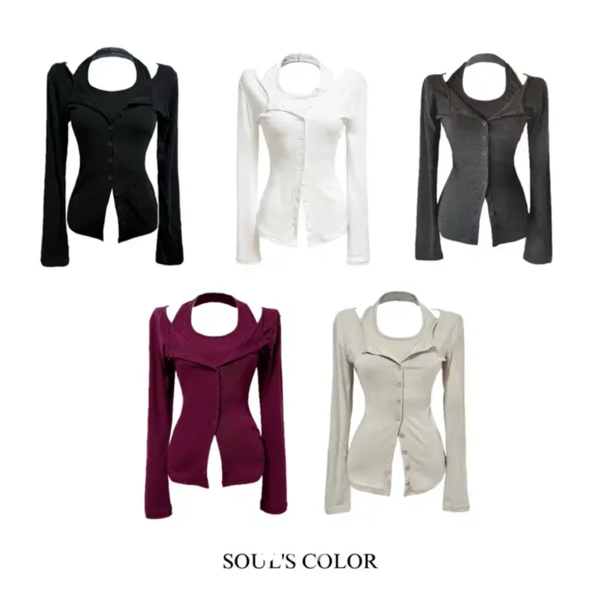 에이블리 SOULSCOLOR Cindy holter 롱슬리브 티셔츠