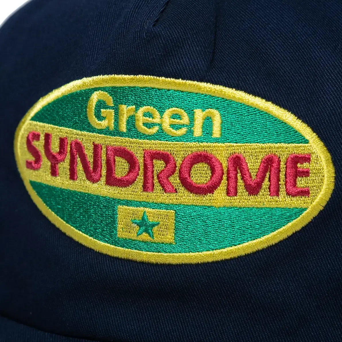 Green Syndrome 로고 볼캡 네이비 새제품