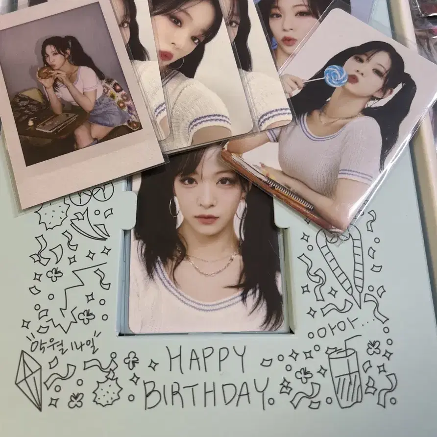 프로미스나인 채영 생일박스 팝니다