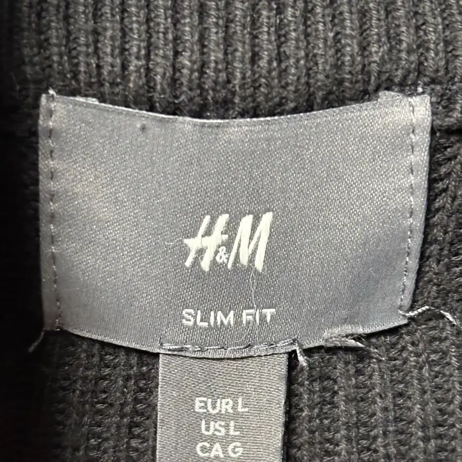 H&M 하프집업 니트