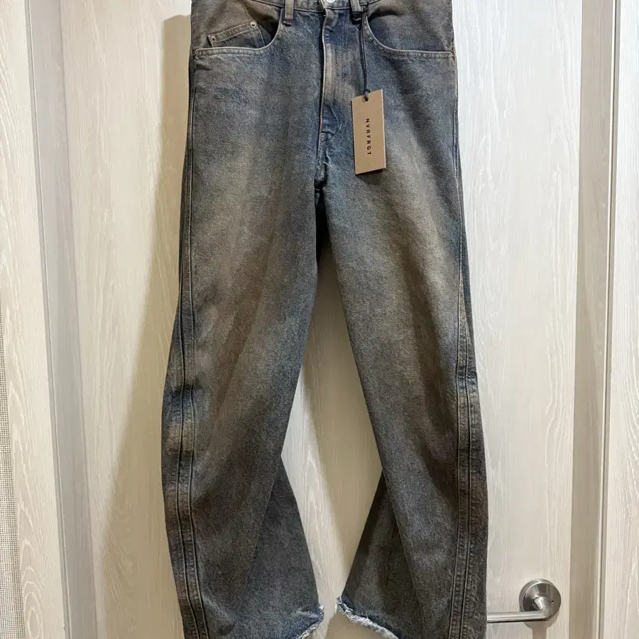 NVRFRGT 네버포겟 / 3D TWISTED WIDE LEG JEANS