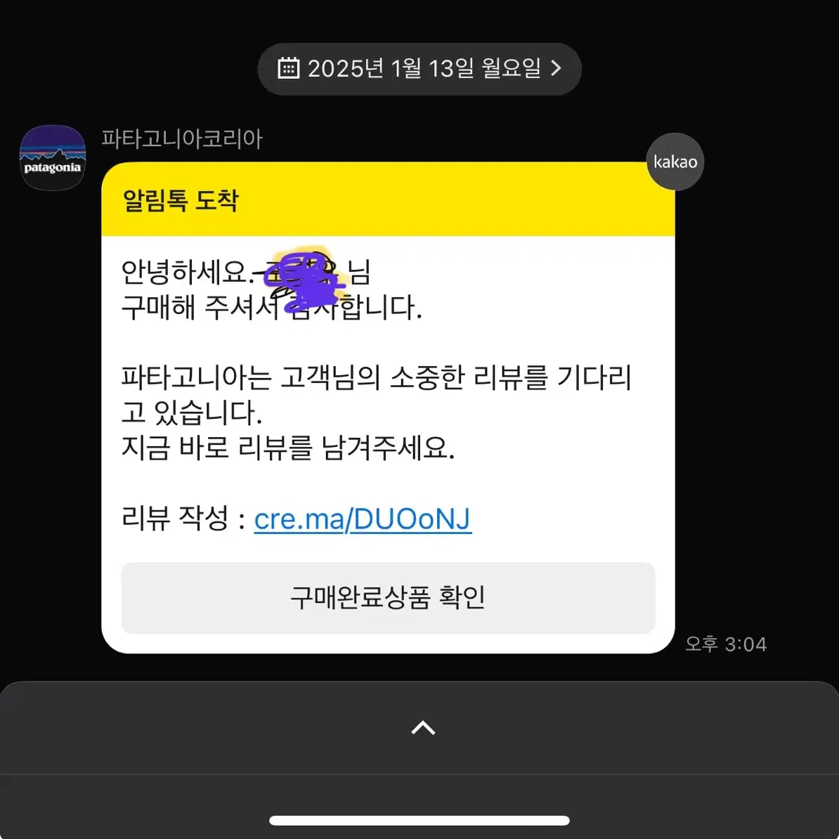 파타고니아 신칠라 XL 판매합니다