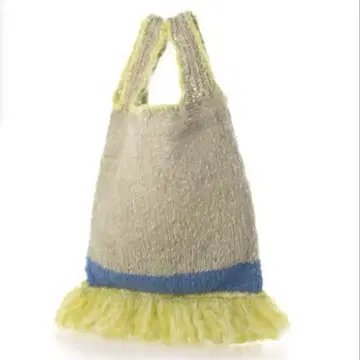 CACHELLIE 니트 프린지 토트백