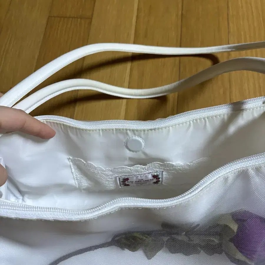 스컬프터 매쉬 숄더백 화이트 Mesh Keepsa ke Bag White