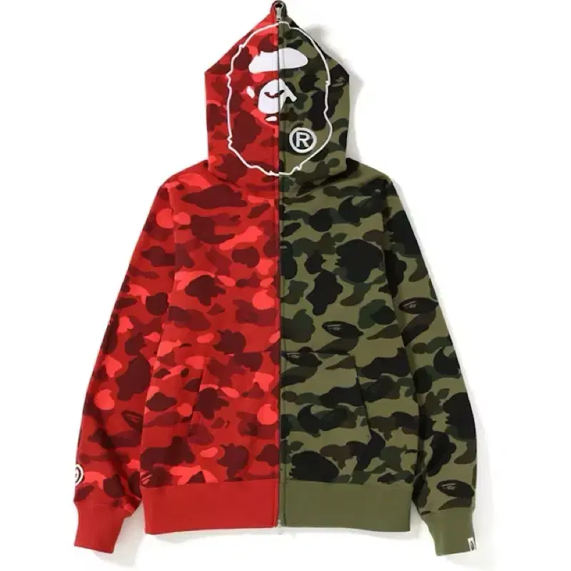 베이프 BAPE 1st x Color Camo 2nd Ape XL