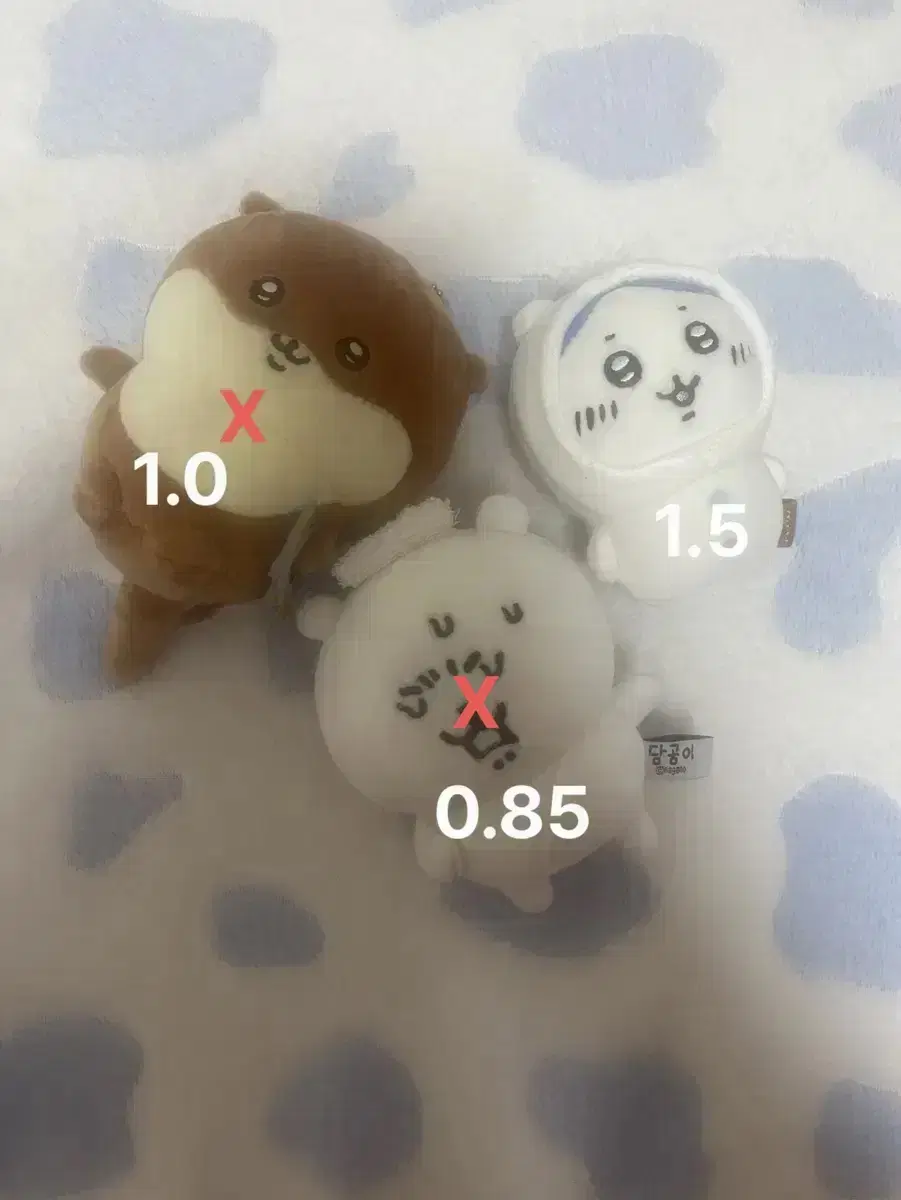 농담곰 치이카와 나가노 농담곰 먼작귀 하치와레 인형