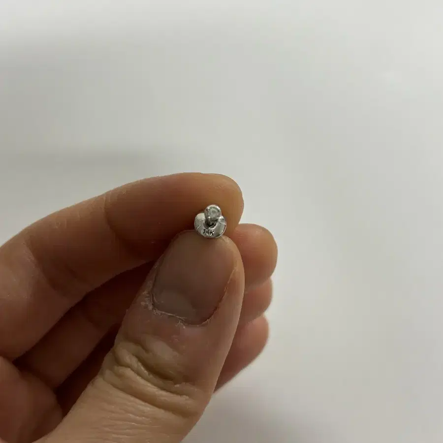 2mm 다이아몬드 14k 귀고리