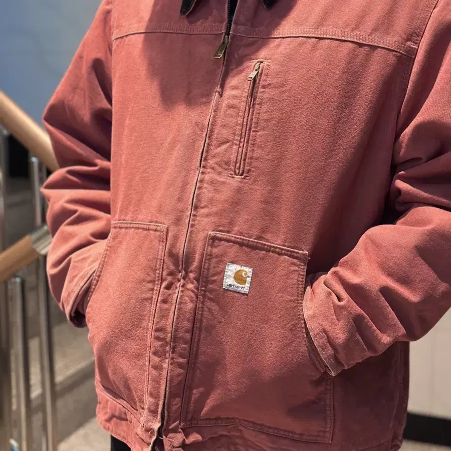 [2XL] Carhartt 칼하트 C081 로즈핑크 디트로이트 자켓