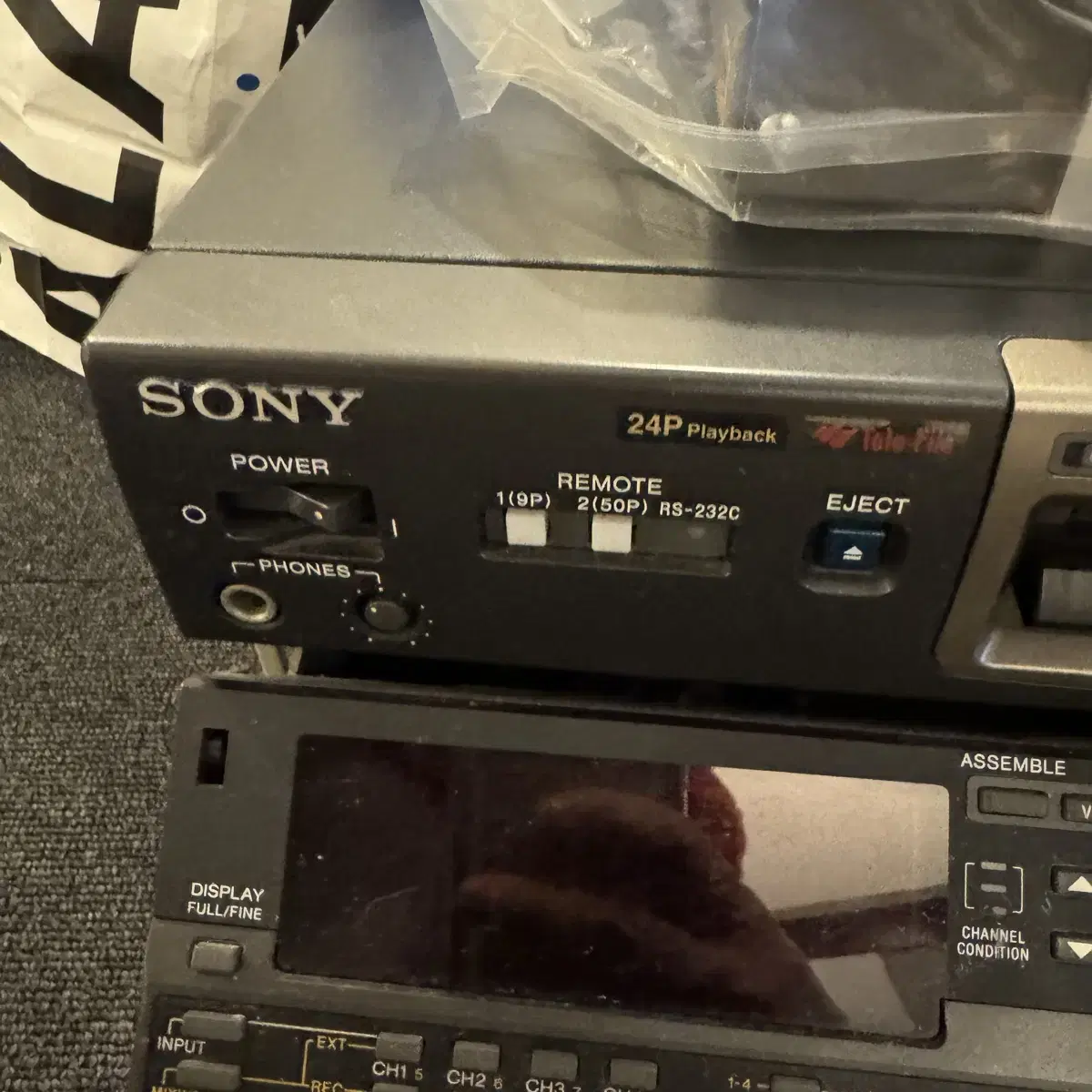 SONY HDW-M2000 데크 팝니다(AJA입출력보드포함)