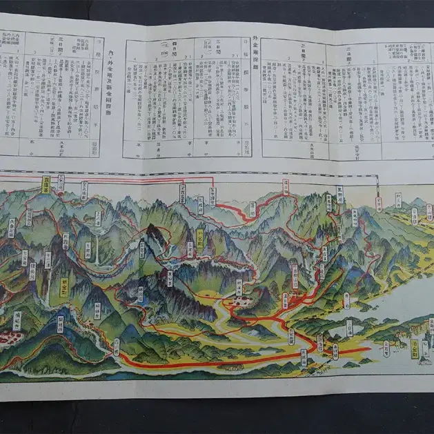 금강산 카다로그 1939년 총독부 철도국발행.